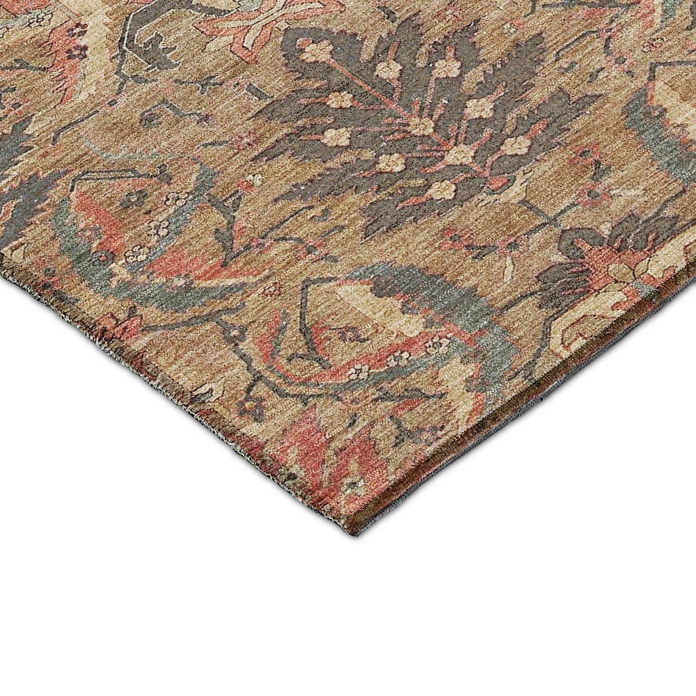 Luxury Washable Indoor/Outdoor Solace Tan 8' x 10' Rug. Picture 2