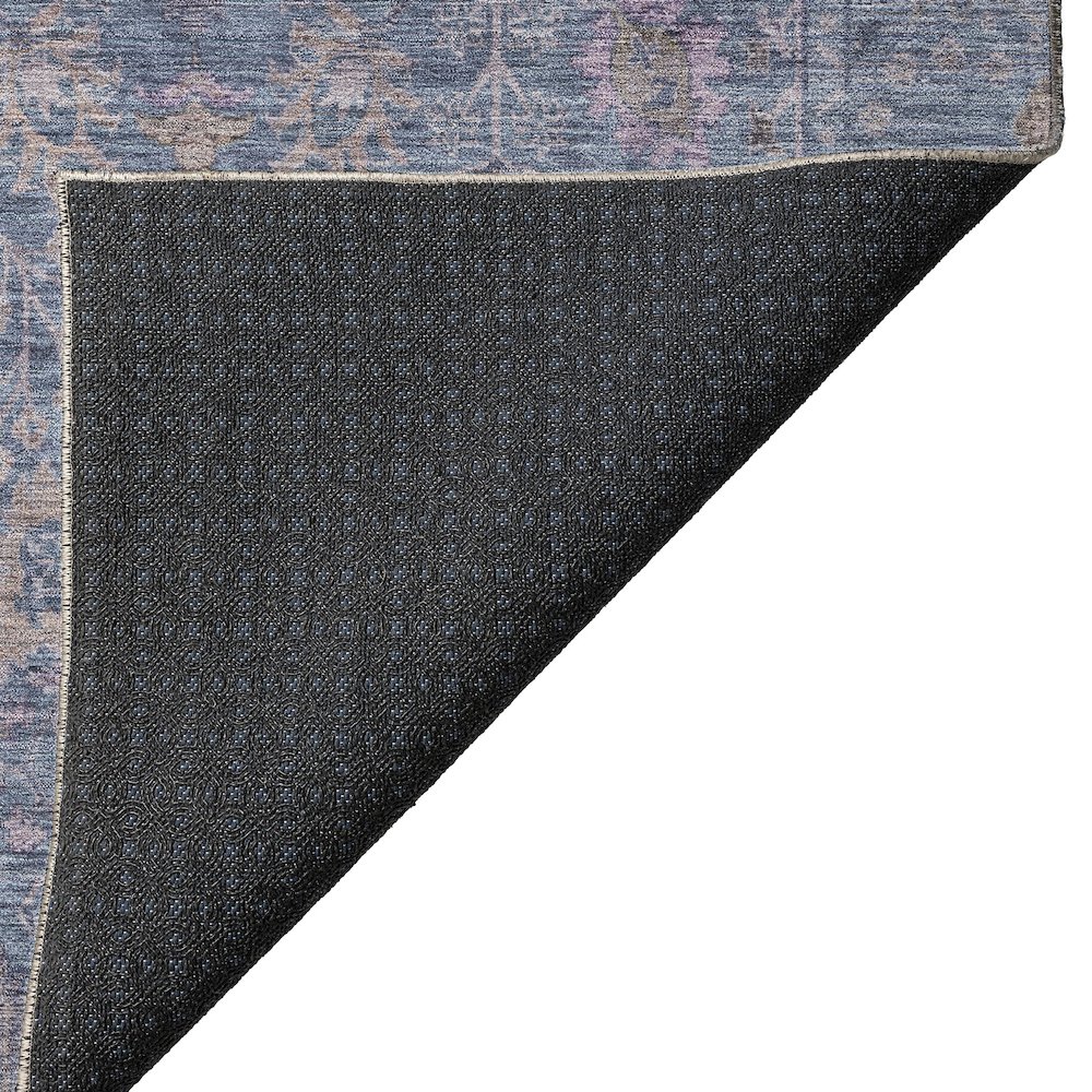 Luxury Washable Indoor/Outdoor Solace Denim 8' x 10' Rug. Picture 4