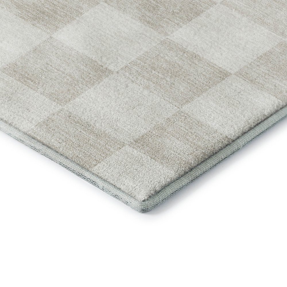 Luxury Washable Indoor/Outdoor The Reserve Linen 8' x 10' Rug. Picture 2