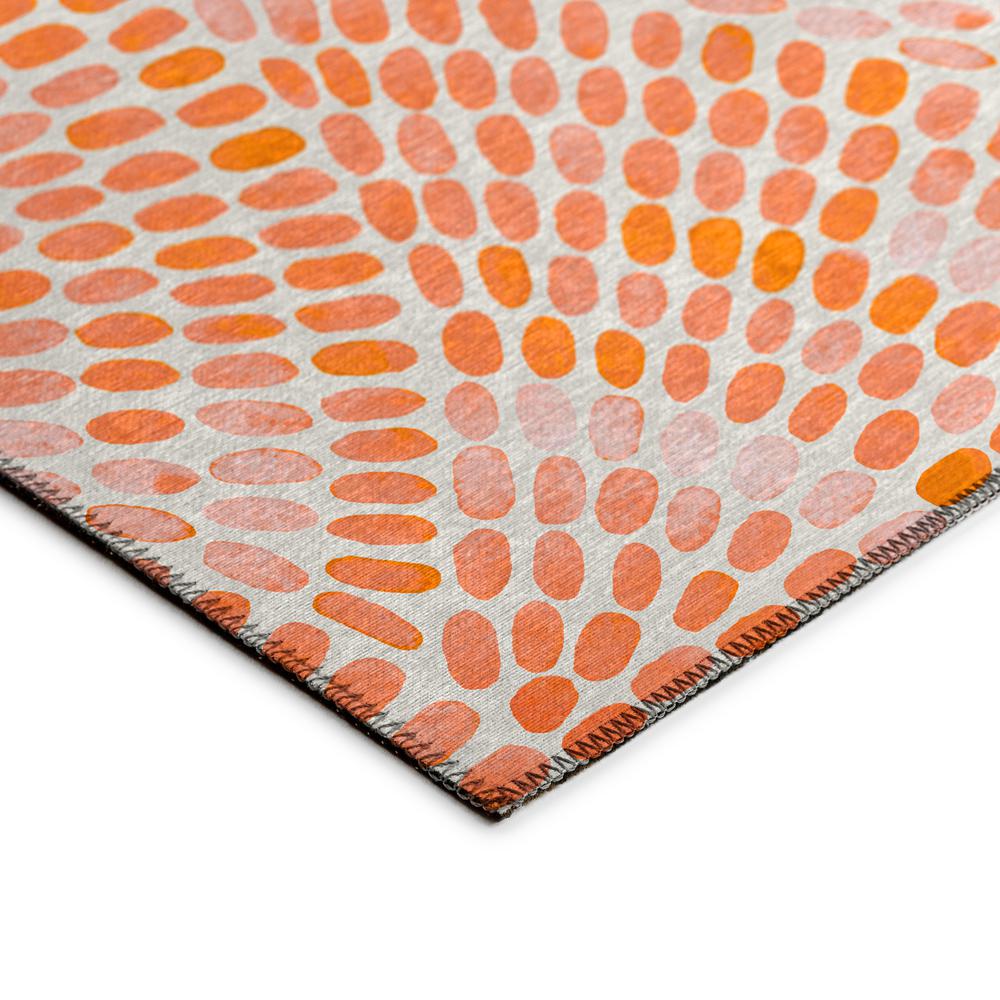 Indoor/Outdoor Surfside ASR37 Peach Washable 8' x 10' Rug. Picture 4