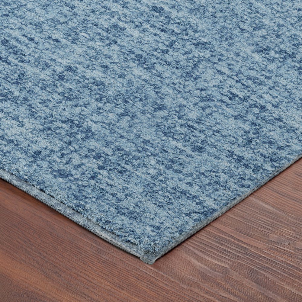Luxury Washable Voyage VY2 Blue 8' x 10' Rug. Picture 2