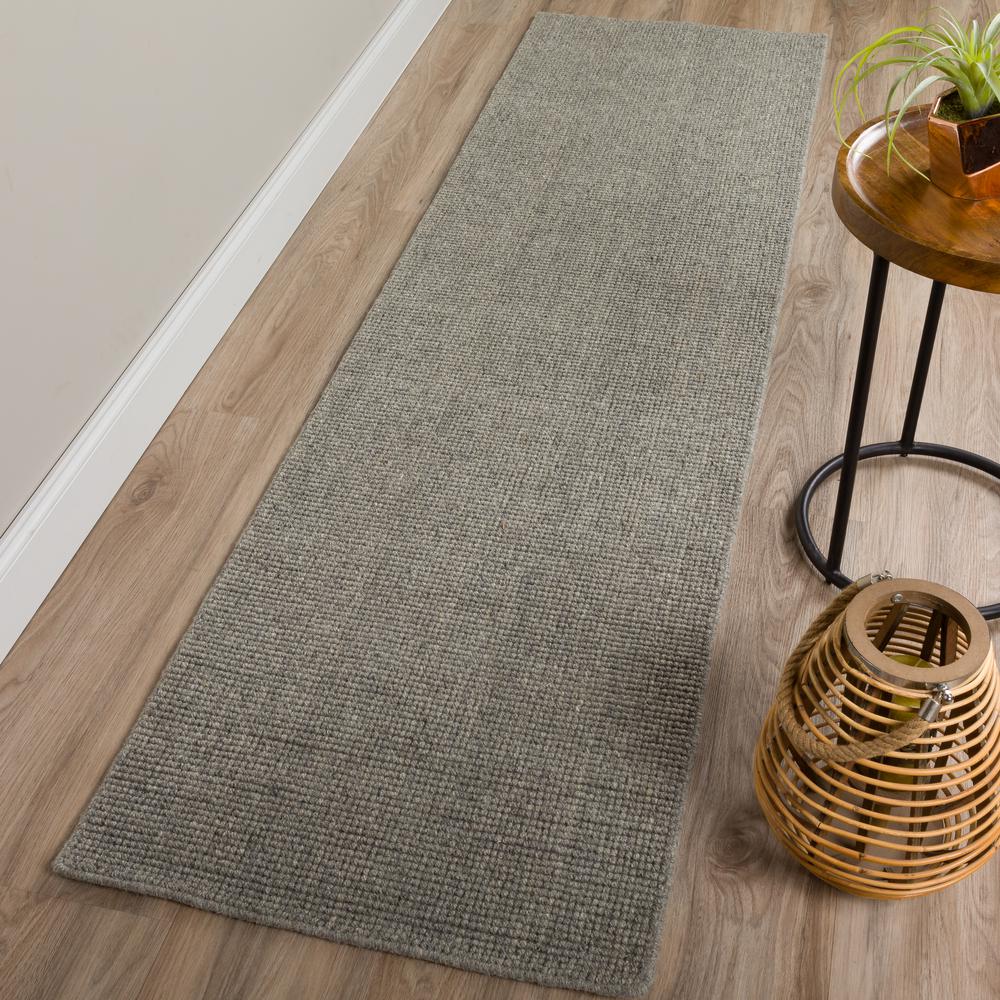 Monaco Sisal MC300 Ash 2'3" x 7'6" Runner Rug. Picture 2