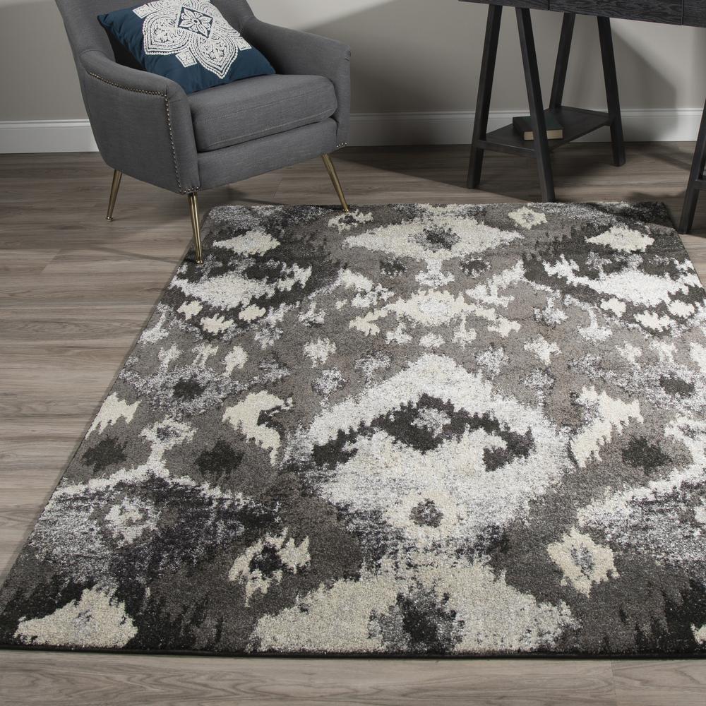 Platinum 34 Gray 9'6"X13'2", Area Rug. Picture 1