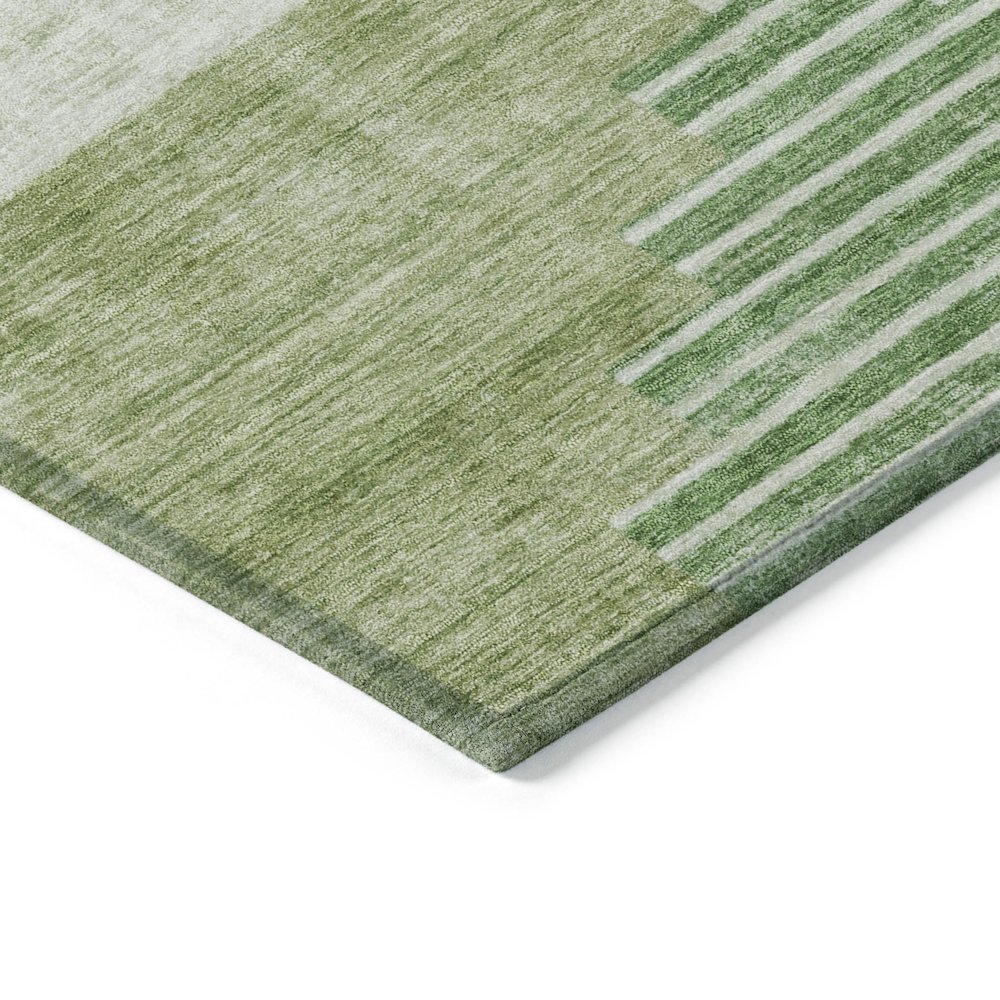 Machine Washable Indoor/Outdoor Chantille Sage 9' x 12' Rug. Picture 3