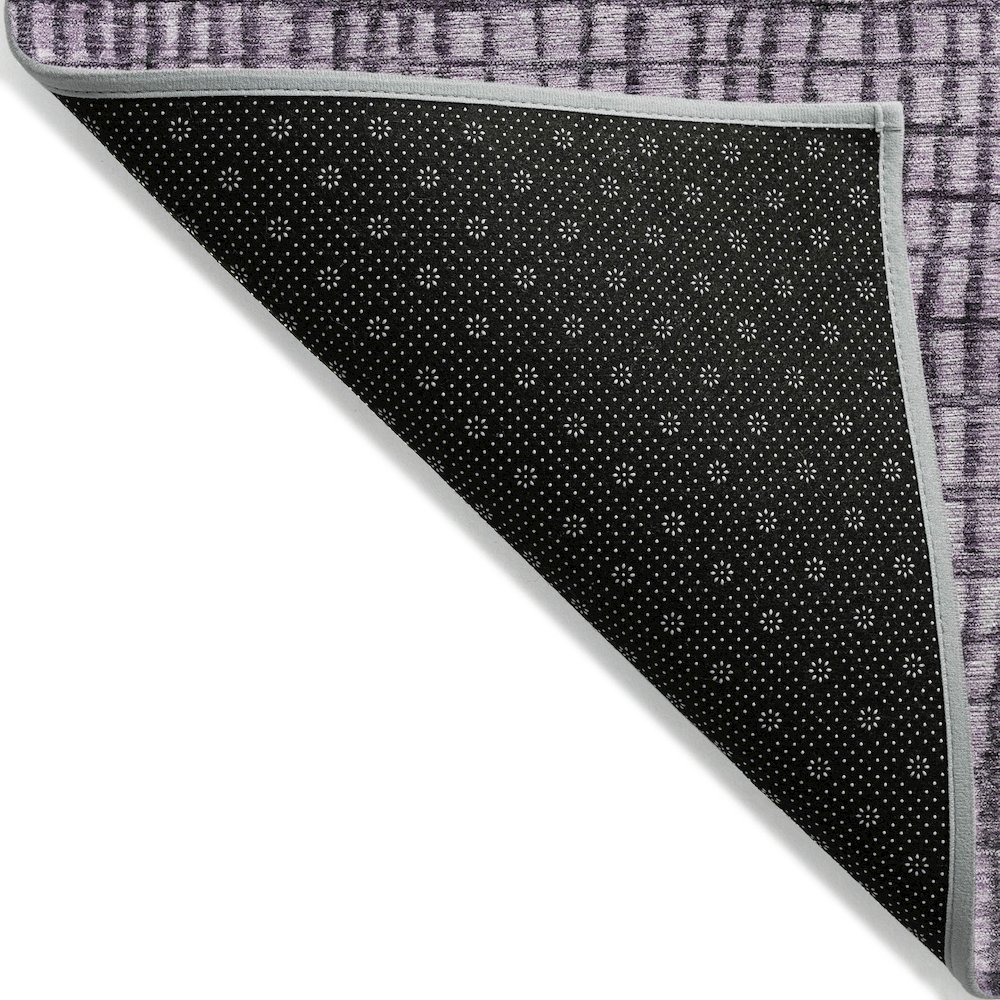 Machine Washable Indoor/Outdoor Chantille Plum 9' x 12' Rug. Picture 2