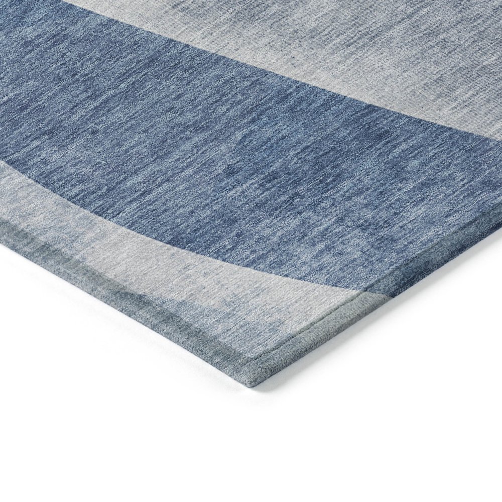 Machine Washable Indoor/Outdoor Chantille Denim 9' x 12' Rug. Picture 3