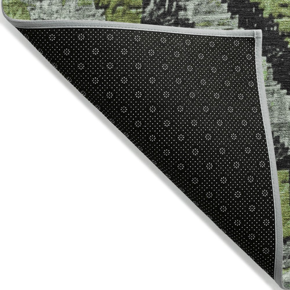 Machine Washable Indoor/Outdoor Chantille Aloe 9' x 12' Rug. Picture 2