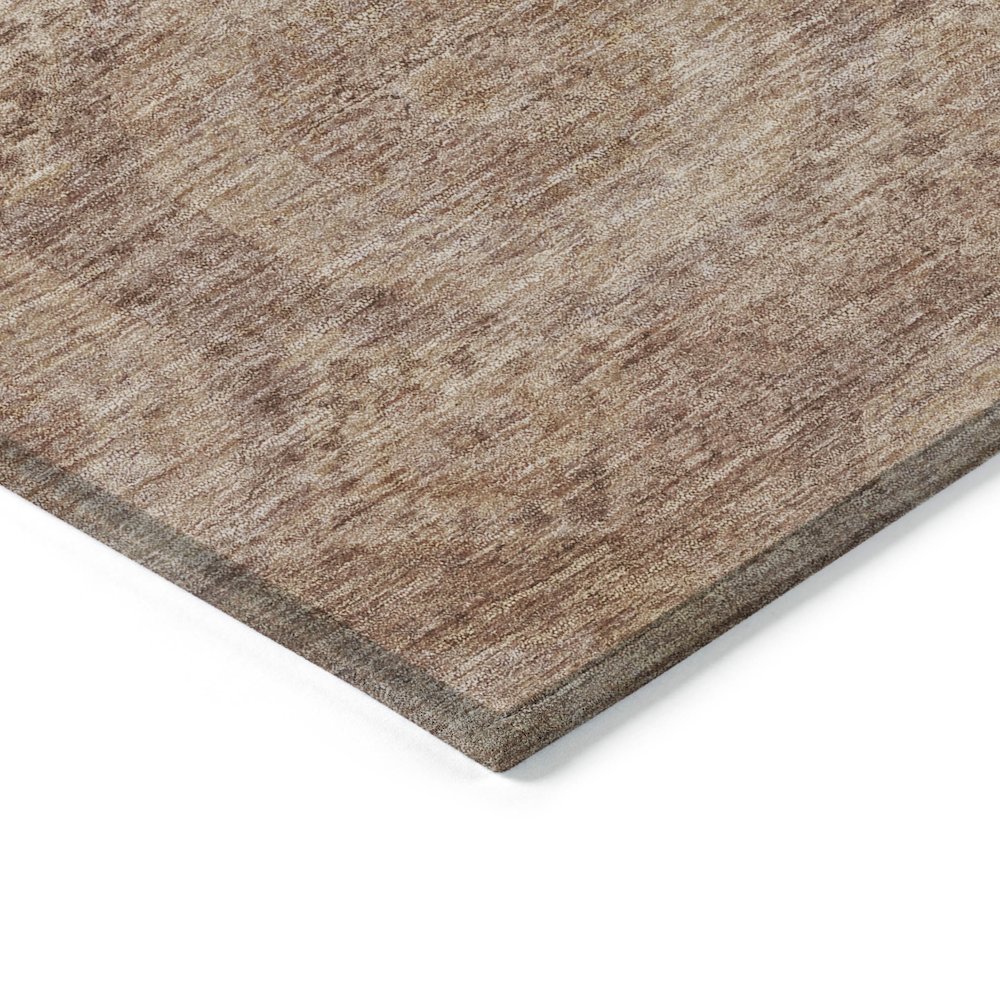 Machine Washable Indoor/Outdoor Chantille Copper 9' x 12' Rug. Picture 3