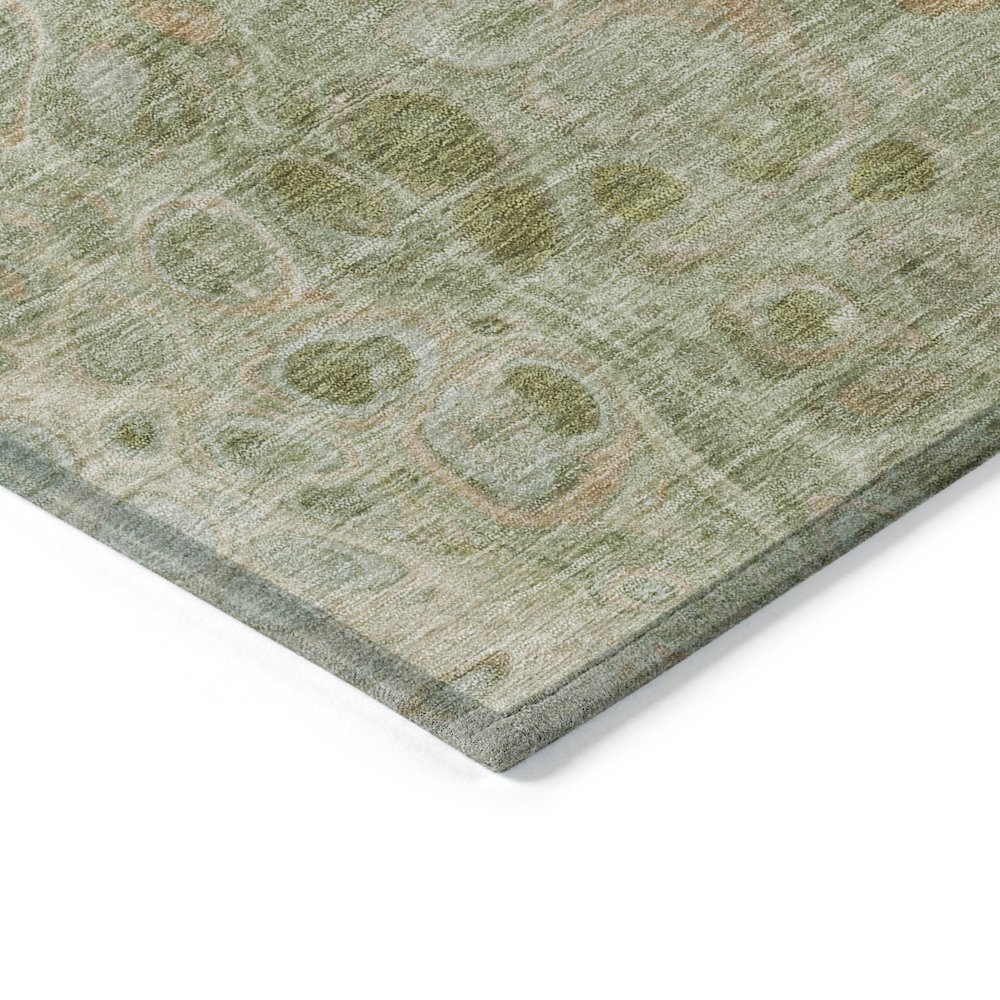 Machine Washable Indoor/Outdoor Chantille Aloe 9' x 12' Rug. Picture 3