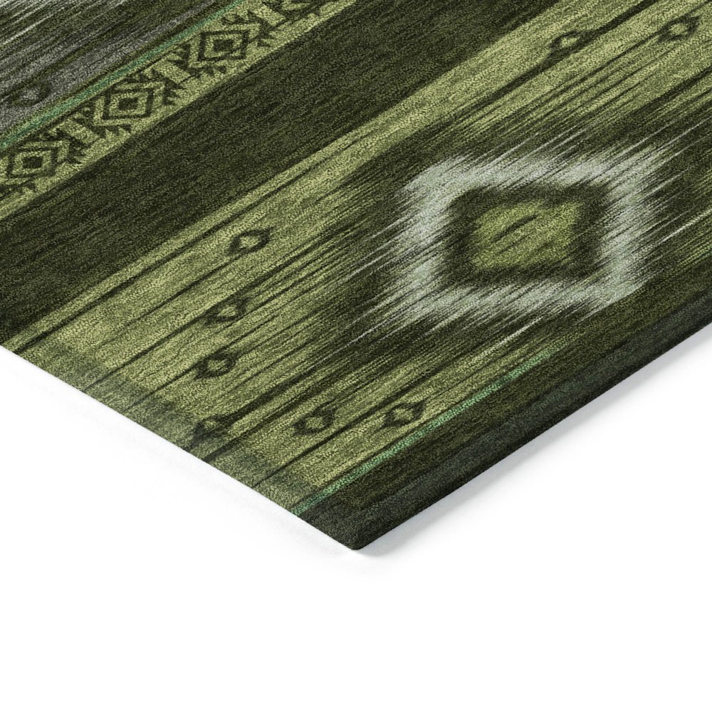Machine Washable Indoor/Outdoor Chantille Aloe 9' x 12' Rug. Picture 3