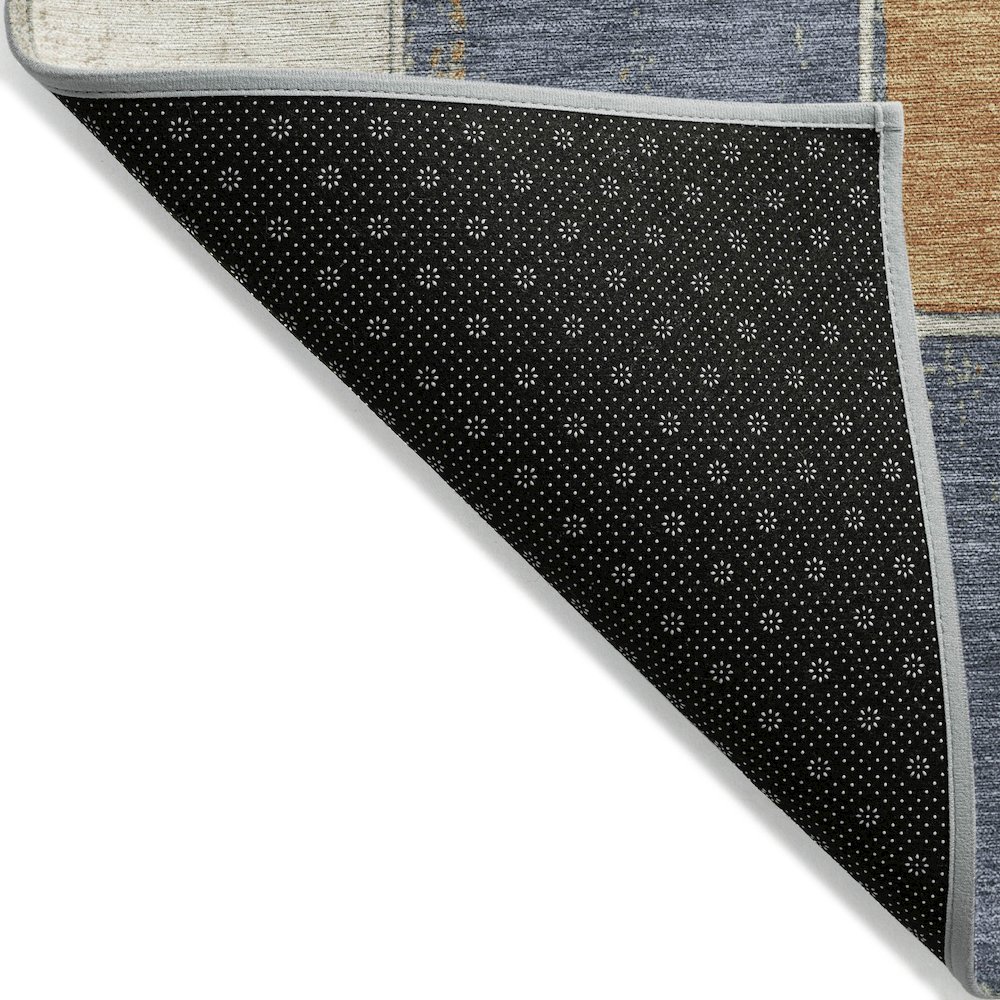 Machine Washable Indoor/Outdoor Chantille Rust 9' x 12' Rug. Picture 2