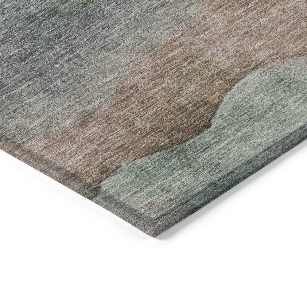 Machine Washable Indoor/Outdoor Chantille Salmon 9' x 12' Rug. Picture 3