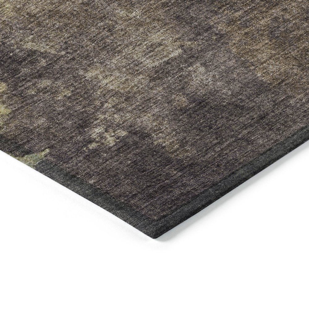 Machine Washable Indoor/Outdoor Chantille Mocha 9' x 12' Rug. Picture 3