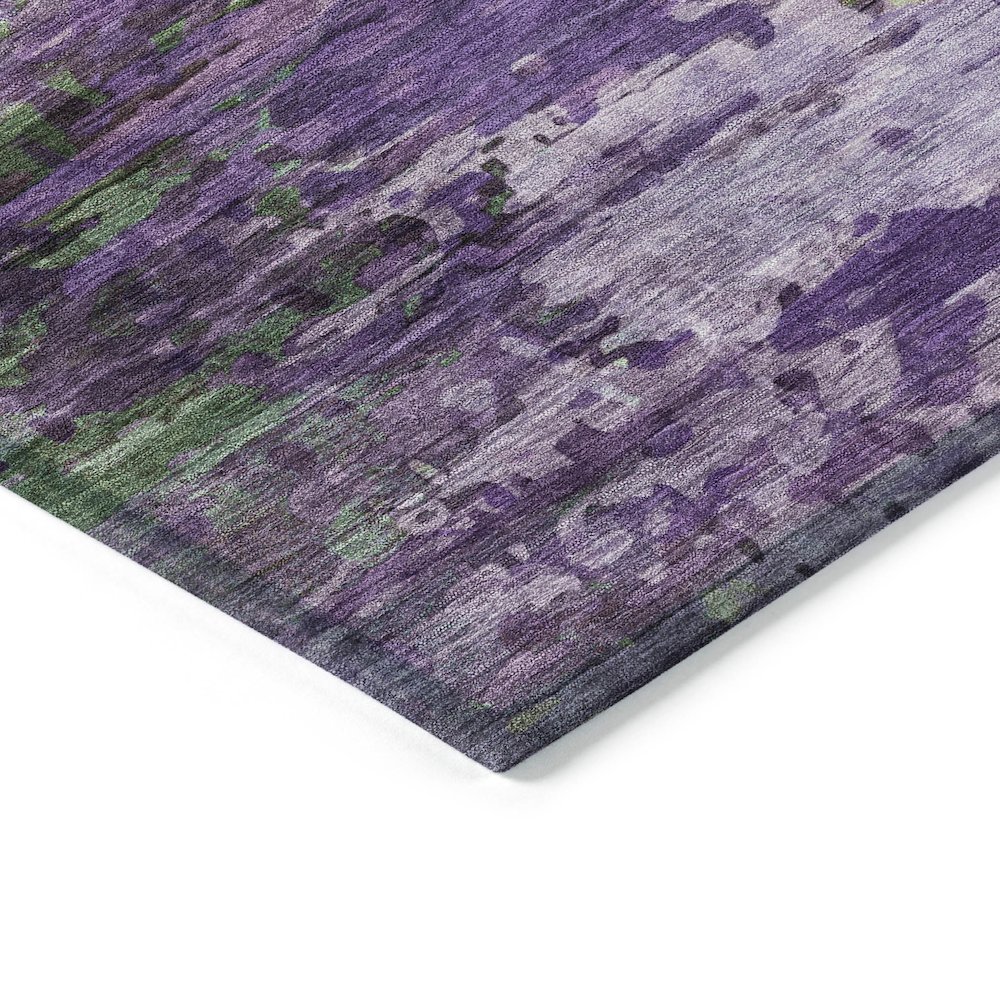 Machine Washable Indoor/Outdoor Chantille ACN2035 Purple 9' x 12' Rug. Picture 3