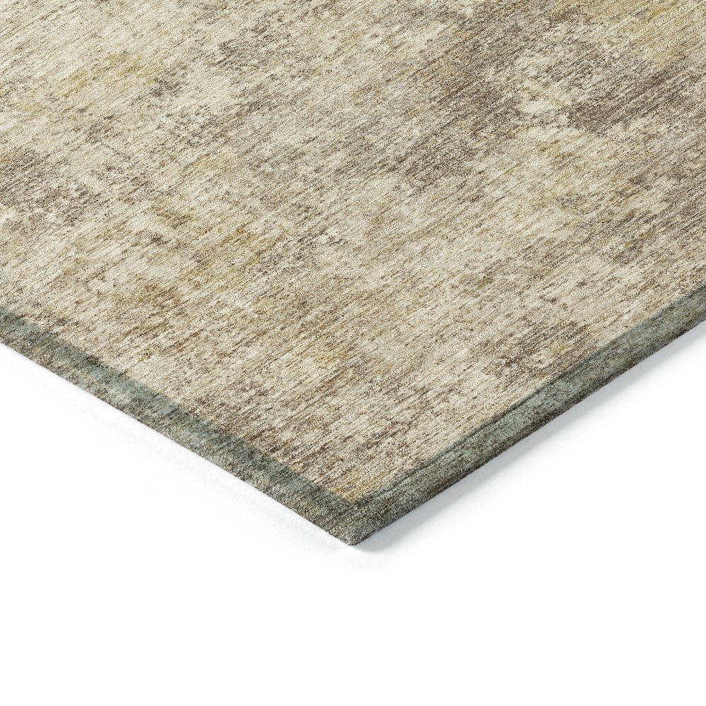 Machine Washable Indoor/Outdoor Chantille ACN2061 Taupe 9' x 12' Rug. Picture 3