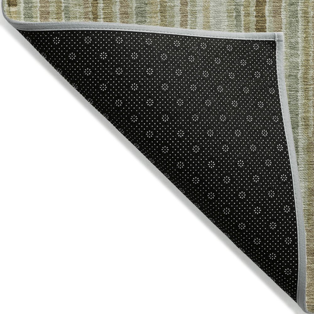 Machine Washable Indoor/Outdoor Chantille ACN2102 Khaki 9' x 12' Rug. Picture 2