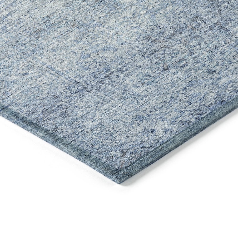 Machine Washable Indoor/Outdoor Chantille ACN2103 Blue 9' x 12' Rug. Picture 3