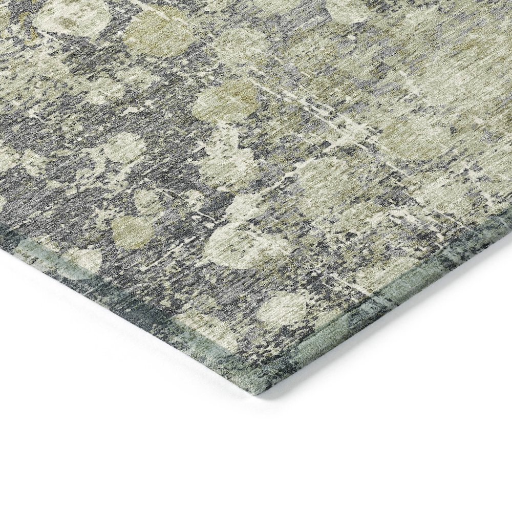 Machine Washable Indoor/Outdoor Chantille ACN2113 Olive 9' x 12' Rug. Picture 3