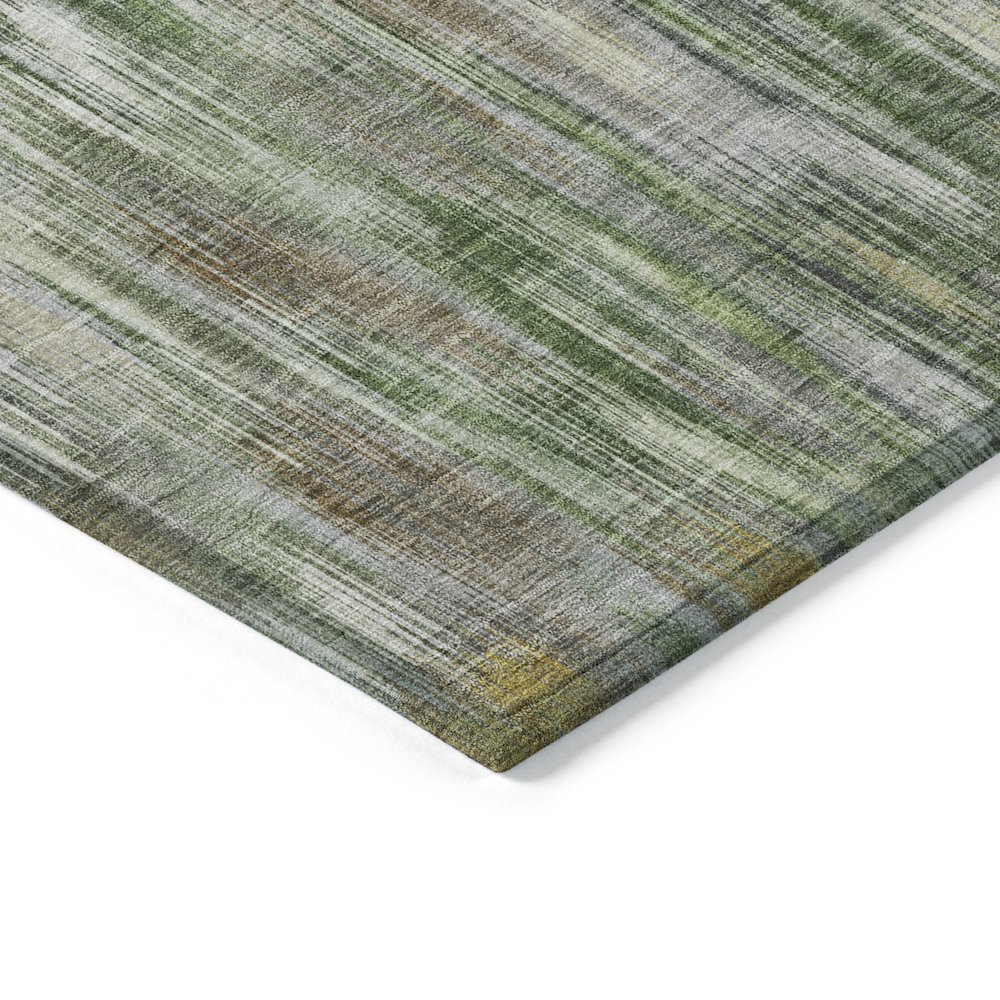 Machine Washable Indoor/Outdoor Chantille ACN2129 Brown 9' x 12' Rug. Picture 3