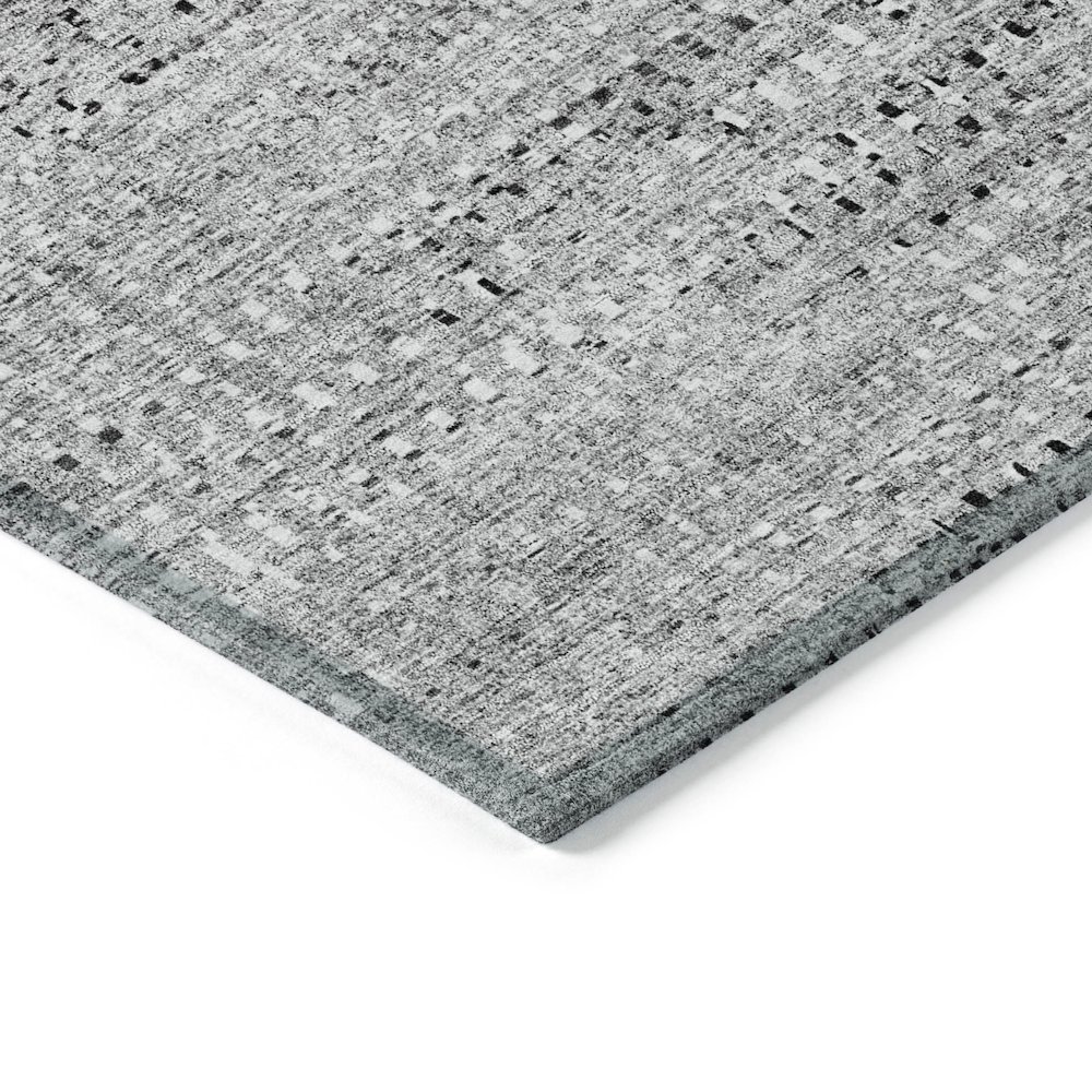 Machine Washable Indoor/Outdoor Chantille ACN2137 Gray 9' x 12' Rug. Picture 3