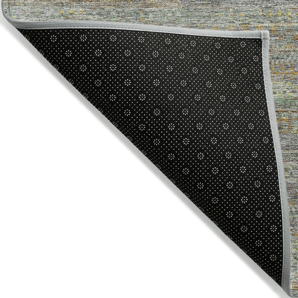 Machine Washable Indoor/Outdoor Chantille ACN2148 Gray 9' x 12' Rug. Picture 2