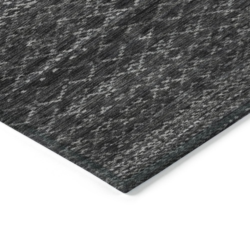 Machine Washable Indoor/Outdoor Chantille ACN2150 Charcoal 9' x 12' Rug. Picture 3