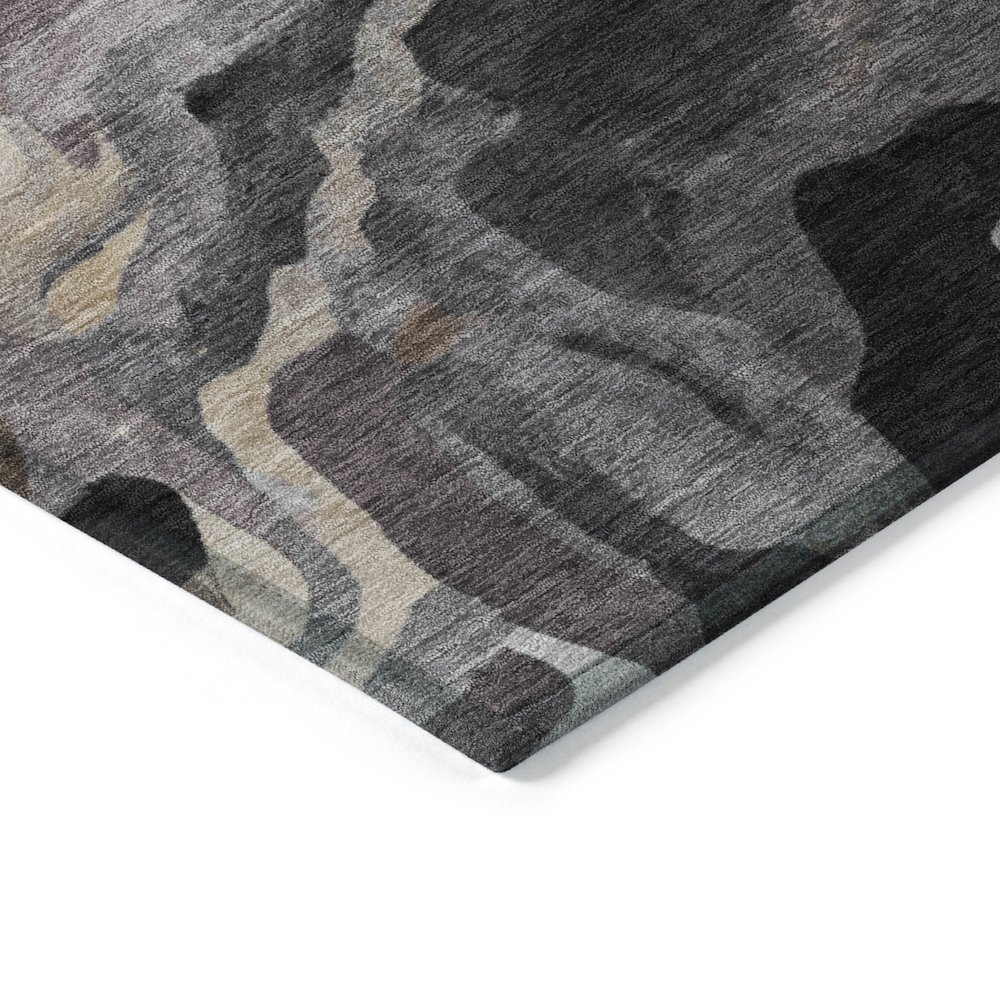 Machine Washable Indoor/Outdoor Chantille ACN2162 Granite 9' x 12' Rug. Picture 3