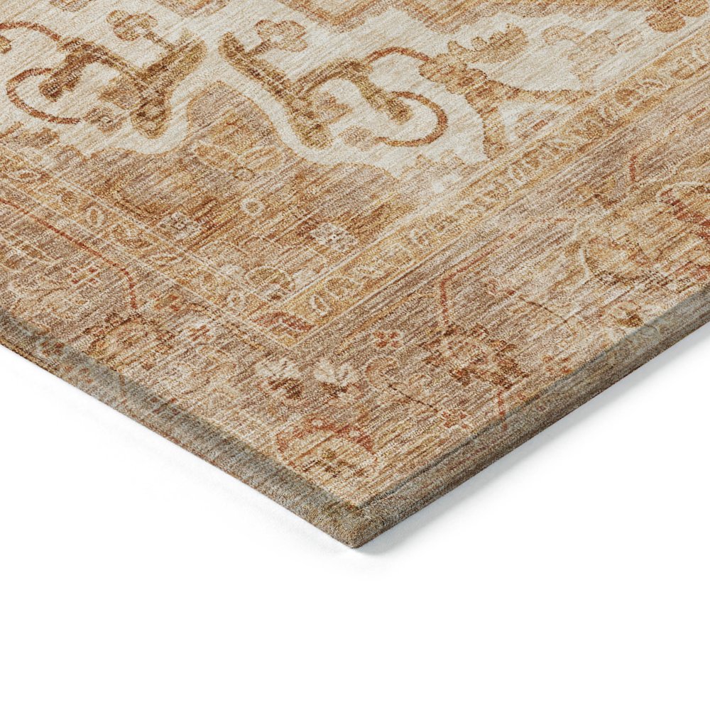 Machine Washable Indoor/Outdoor Chantille ACN2164 Copper 9' x 12' Rug. Picture 3