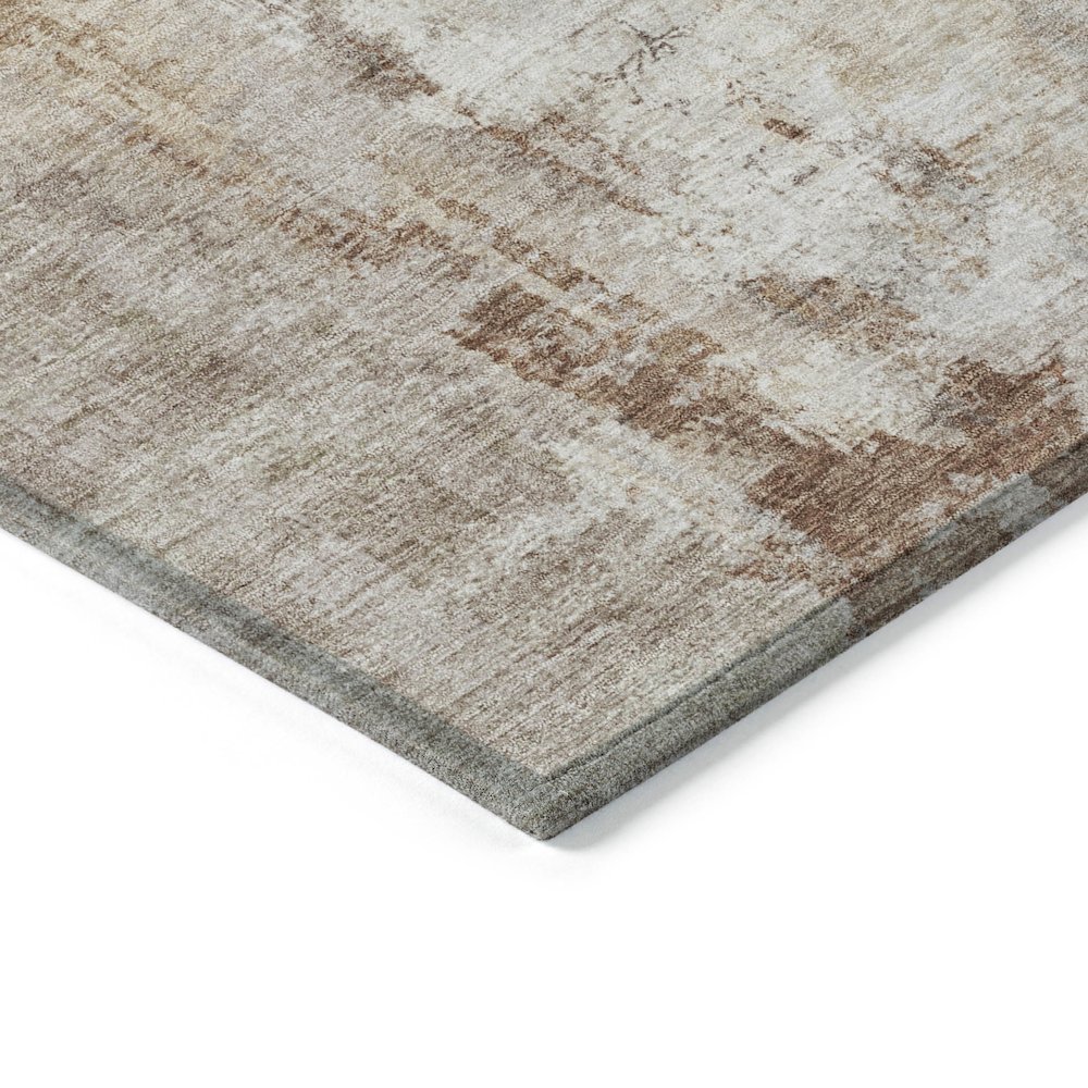 Machine Washable Indoor/Outdoor Chantille ACN2171 Beige 9' x 12' Rug. Picture 3