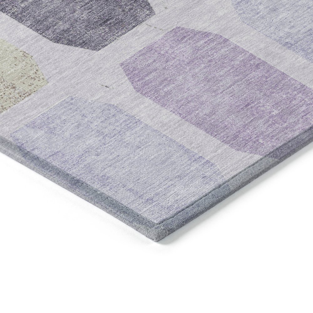 Machine Washable Indoor/Outdoor Chantille ACN2182 Lavender 9' x 12' Rug. Picture 3