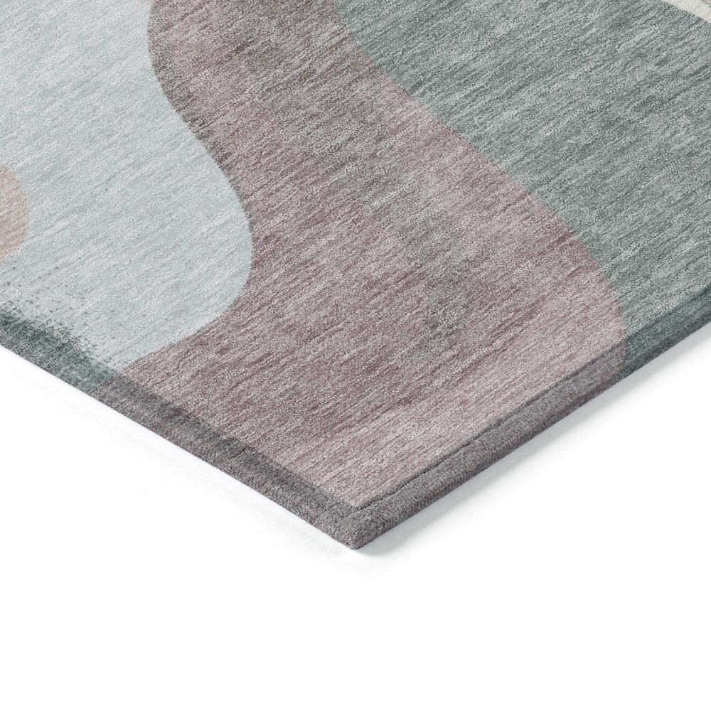 Machine Washable Indoor/Outdoor Chantille ACN2186 Blush 9' x 12' Rug. Picture 3