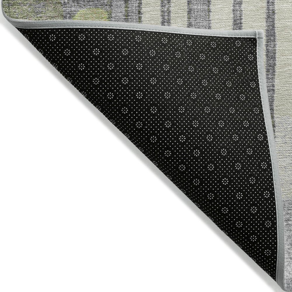 Machine Washable Indoor/Outdoor Chantille ACN2189 Olive 9' x 12' Rug. Picture 2