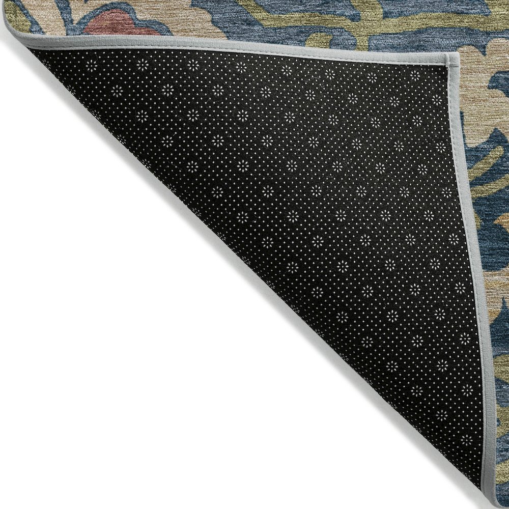 Machine Washable Indoor/Outdoor Chantille ACN2193 Navy 9' x 12' Rug. Picture 2