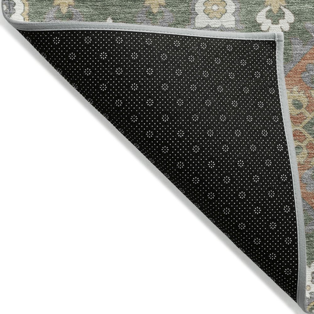 Machine Washable Indoor/Outdoor Chantille ACN2200 Green 9' x 12' Rug. Picture 2