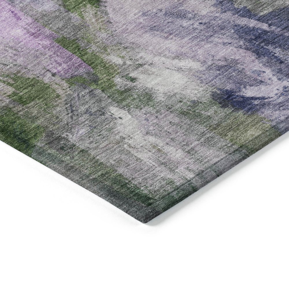 Machine Washable Indoor/Outdoor Chantille ACN2204 Lavender 9' x 12' Rug. Picture 3