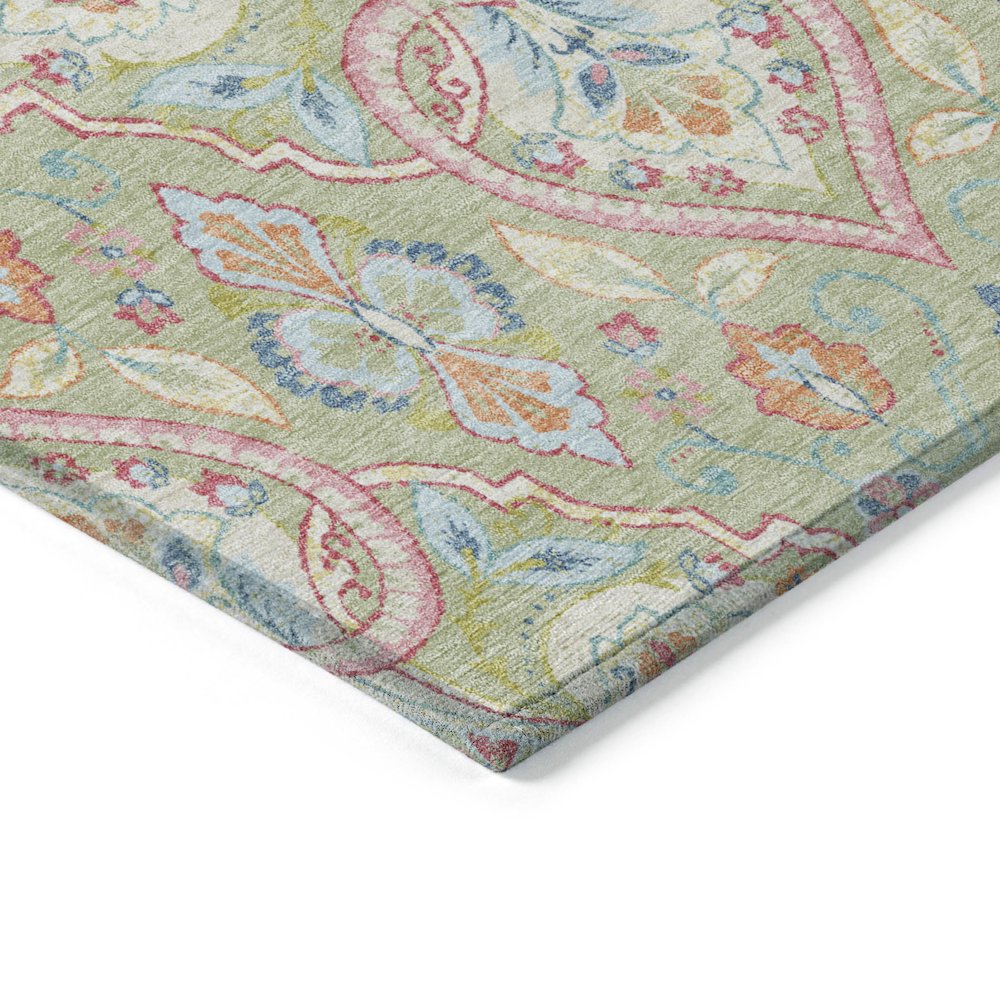 Machine Washable Indoor/Outdoor Chantille ACN2207 Aloe 9' x 12' Rug. Picture 3