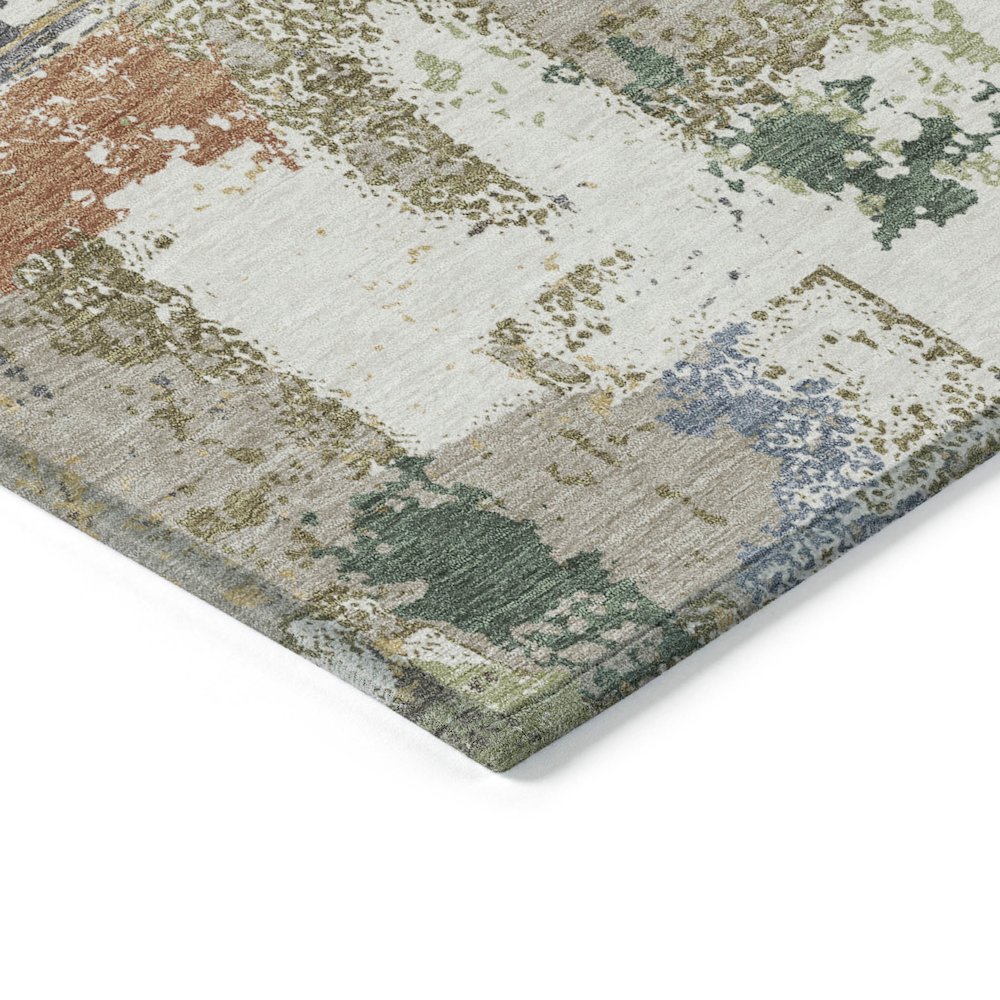 Machine Washable Indoor/Outdoor Chantille ACN2212 Ivory 9' x 12' Rug. Picture 3