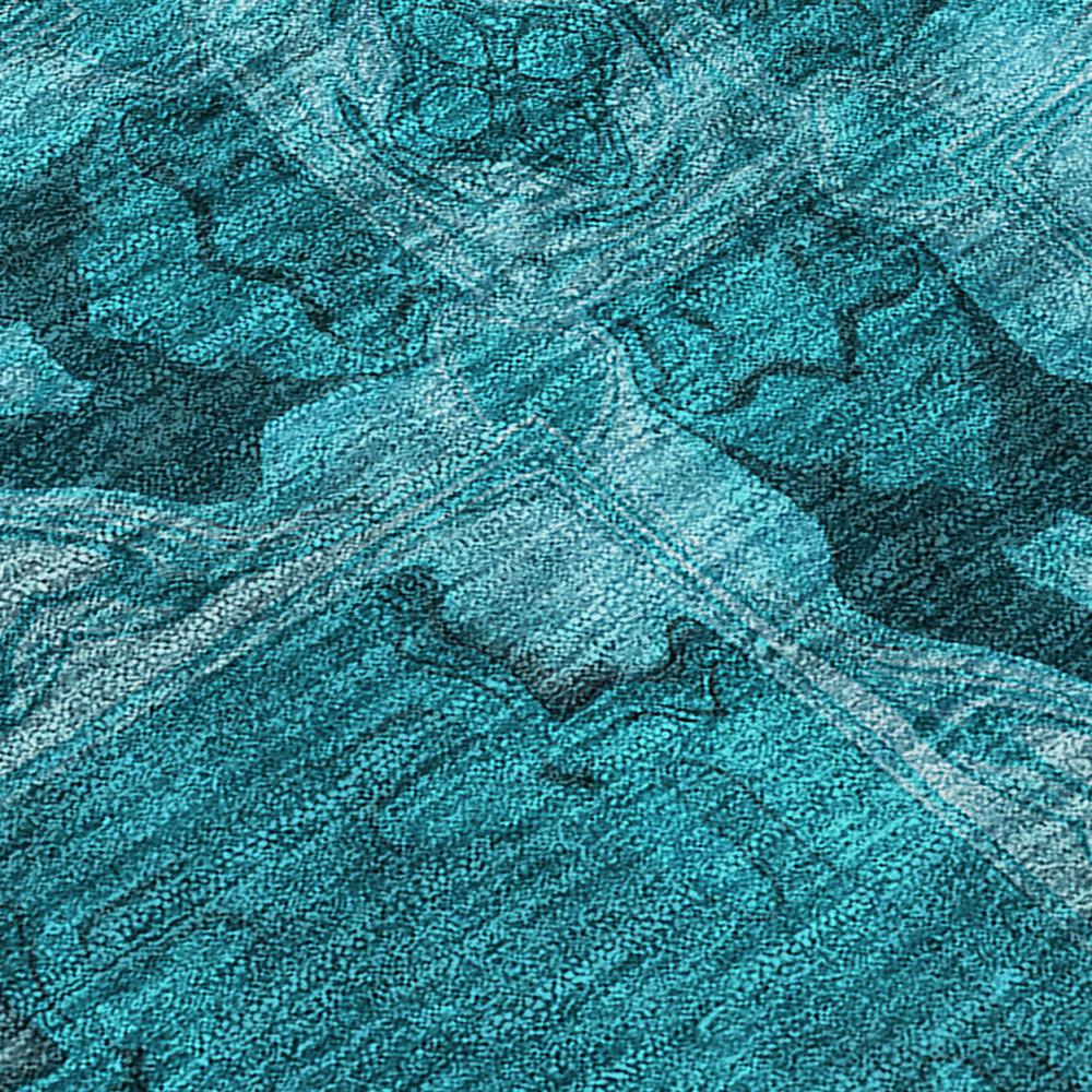 Chantille ACN564 Teal 9' x 12' Rug. Picture 5