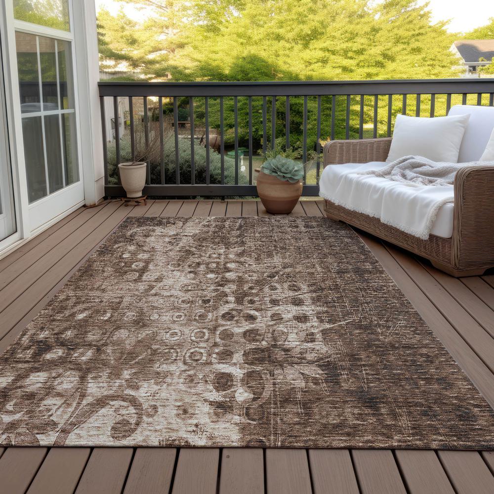 Chantille ACN577 Brown 8' x 10' Rug. Picture 9