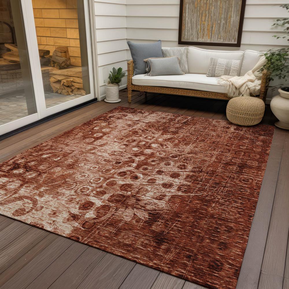 Chantille ACN577 Orange 8' x 10' Rug. Picture 9