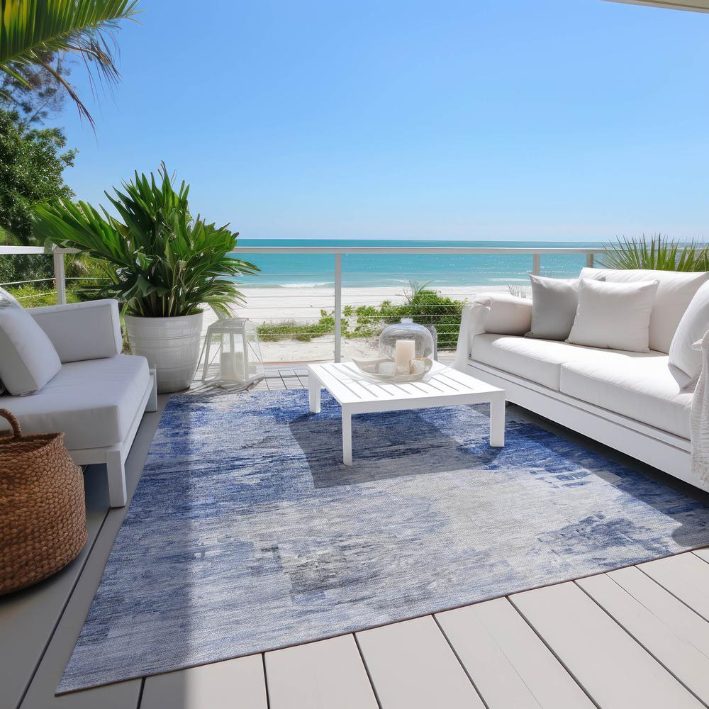 Chantille ACN595 Blue 8' x 10' Rug. Picture 9