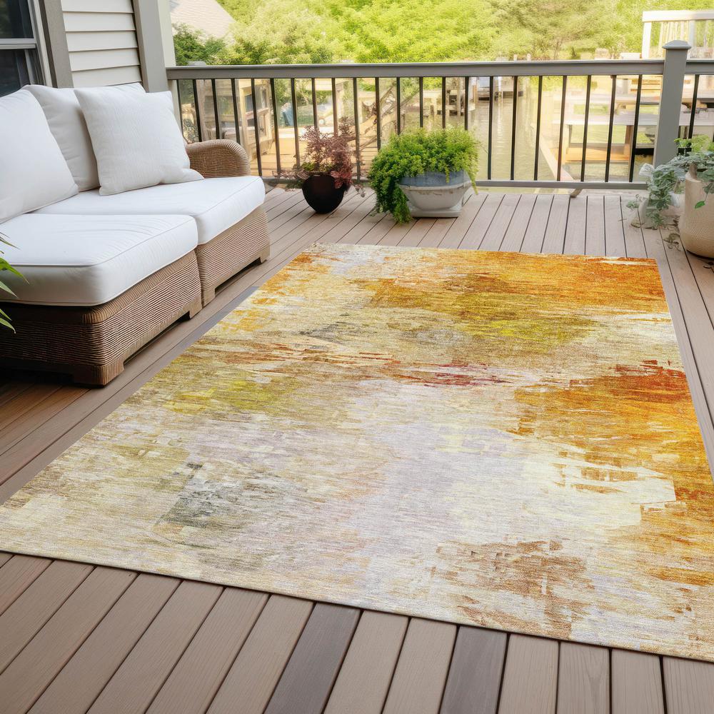 Chantille ACN595 Orange 8' x 10' Rug. Picture 9