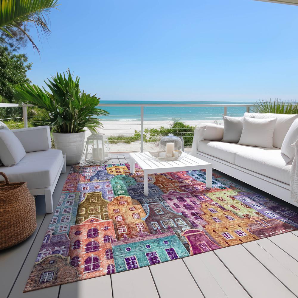 Chantille ACN600 Red 8' x 10' Rug. Picture 9