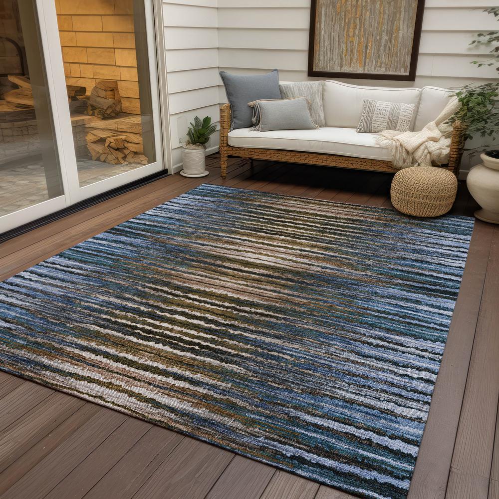 Chantille ACN604 Blue 8' x 10' Rug. Picture 9