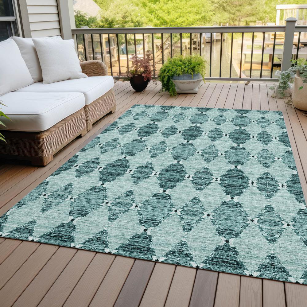 Chantille ACN610 Teal 8' x 10' Rug. Picture 9