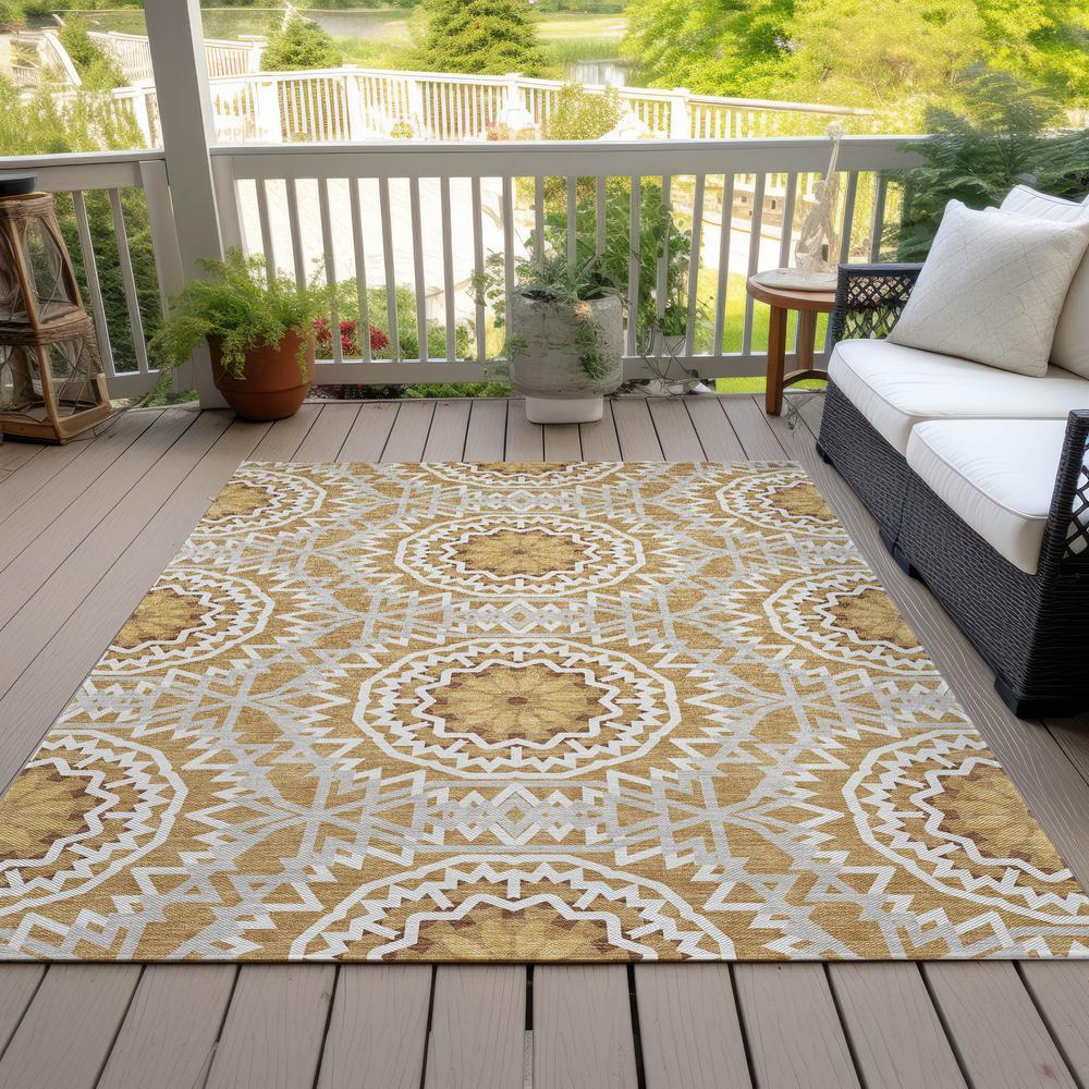 Chantille ACN619 Gold 8' x 10' Rug. Picture 9