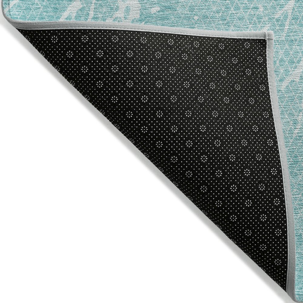 Chantille ACN628 Teal 9' x 12' Rug. Picture 2