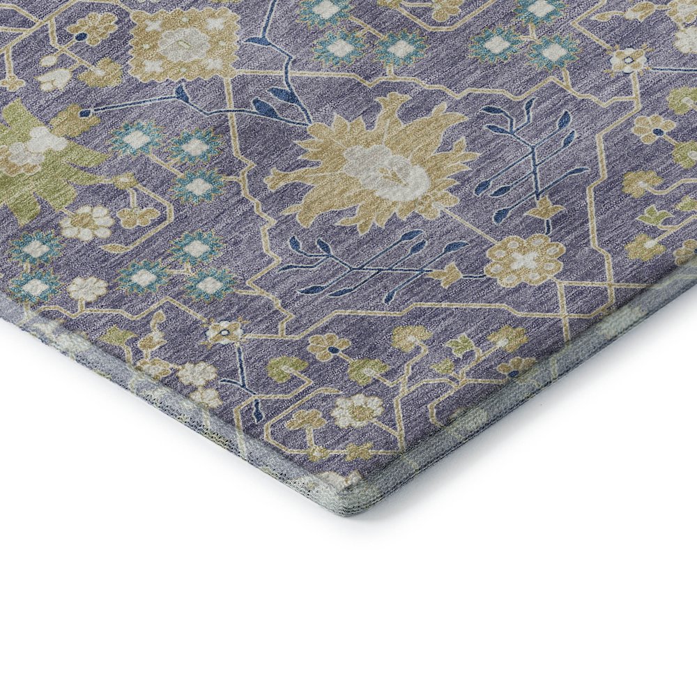 Premium Machine Washable Mayfield AMF1009 Lavender 9' x 12' Rug. Picture 3