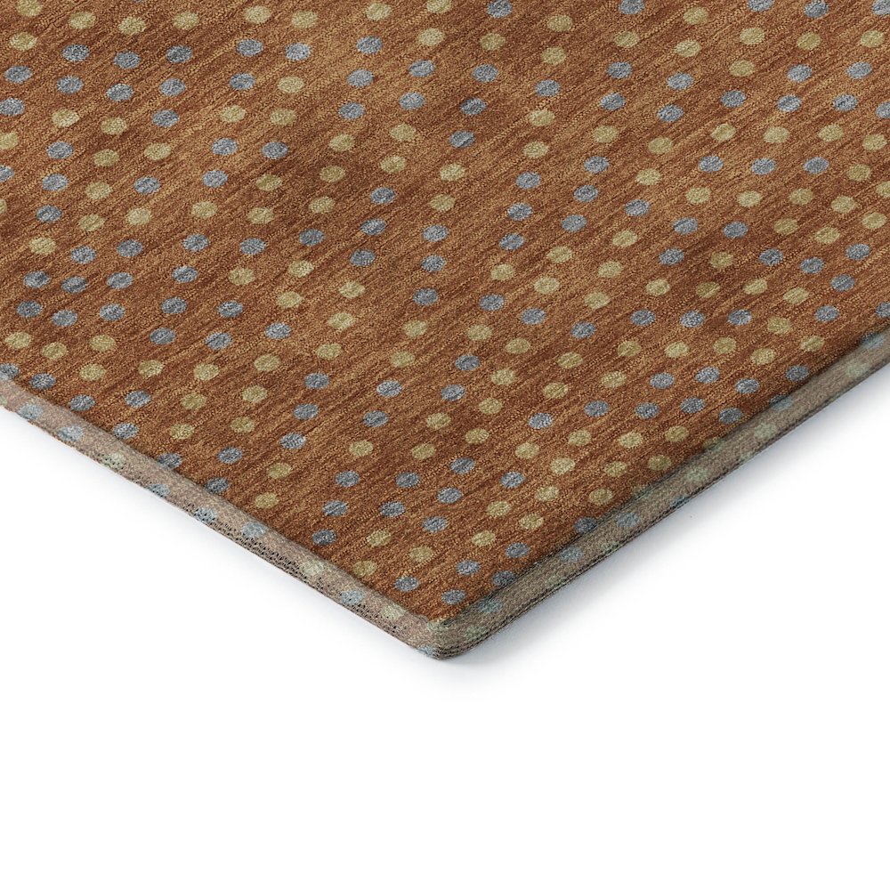 Premium Machine Washable Mayfield AMF1021 Paprika 9' x 12' Rug. Picture 3