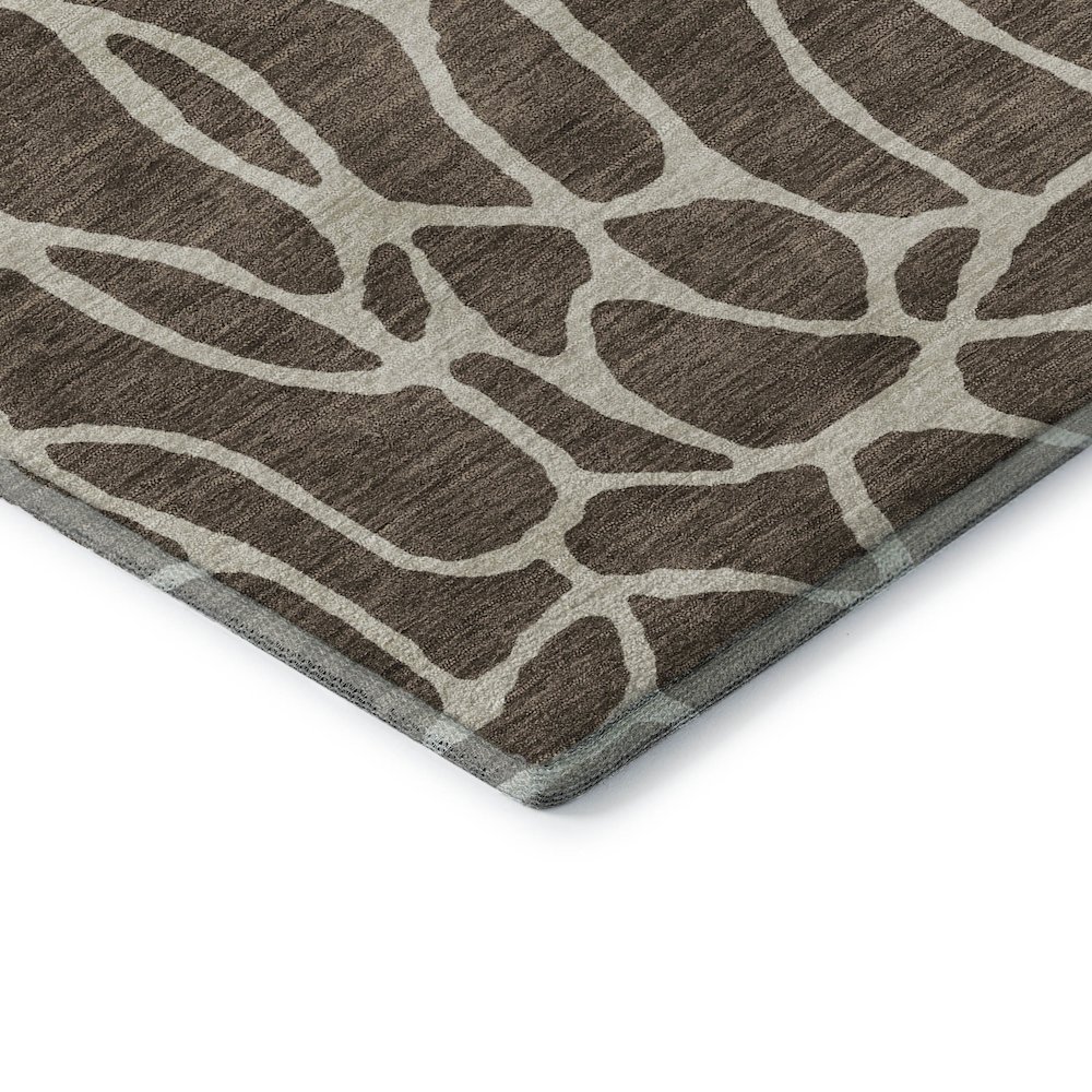 Premium Machine Washable Mayfield AMF1024 Fudge 9' x 12' Rug. Picture 3